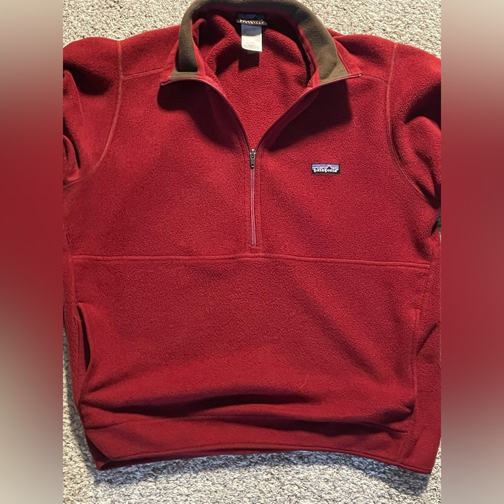 Patagonia synchilla 1/4 zip pull over